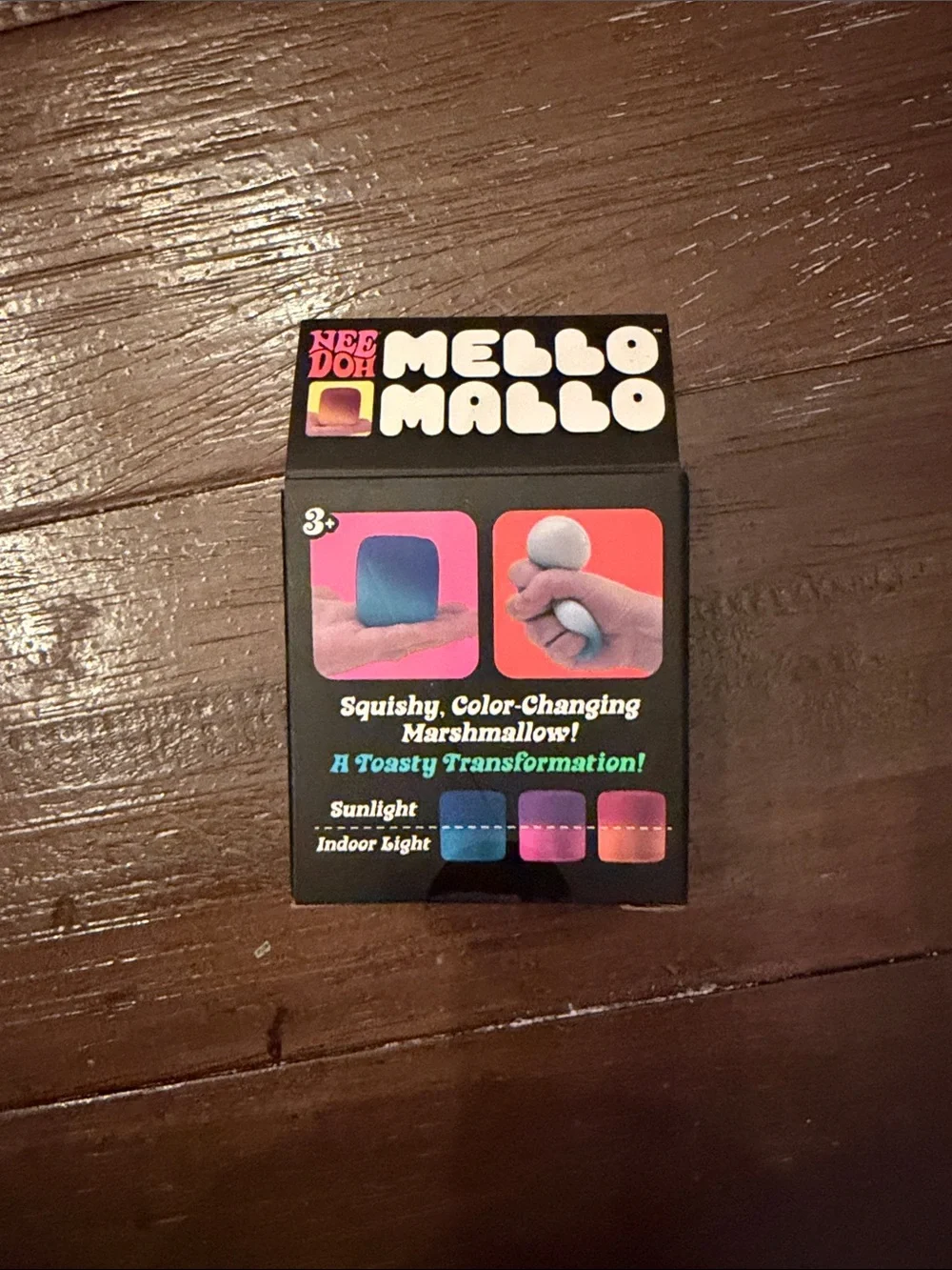 Needoh Mello Mallo Pink Color-Changing Squishy Toy